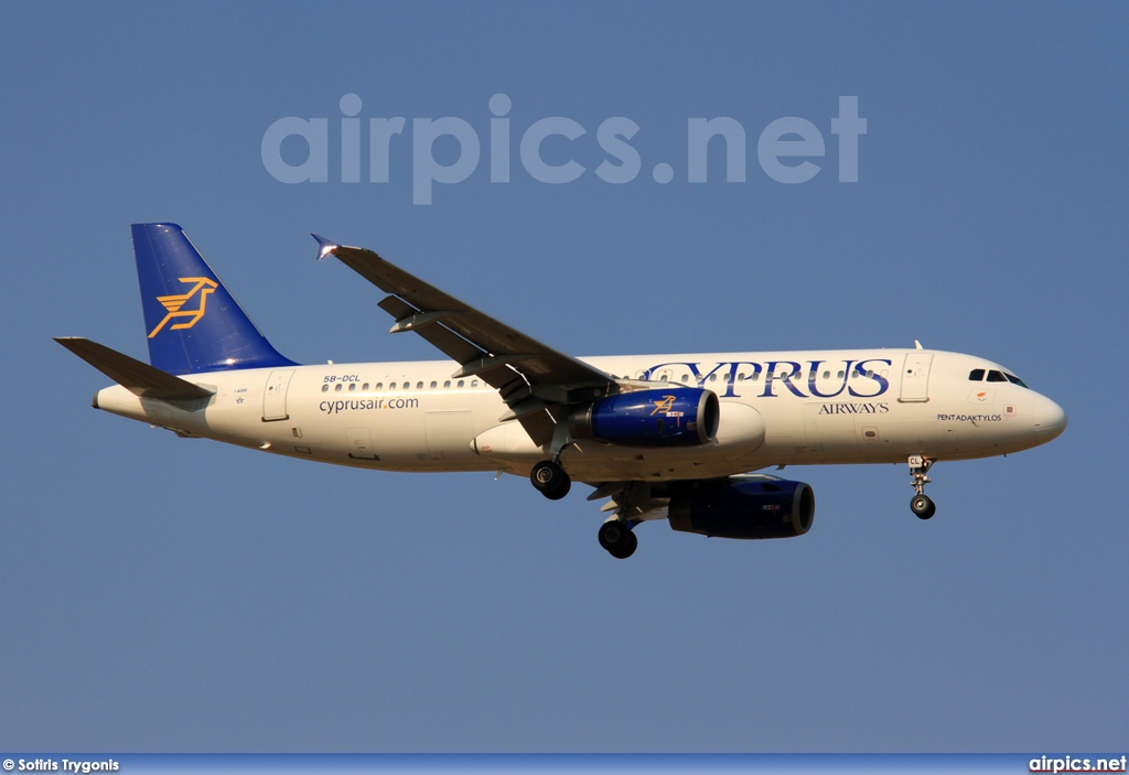 5B-DCL, Airbus A320-200, Cyprus Airways