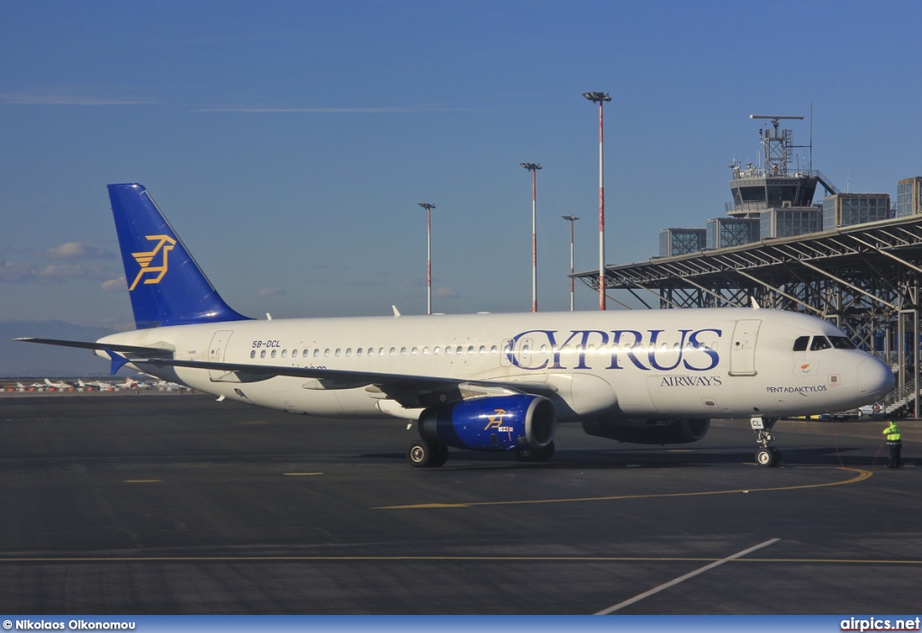 5B-DCL, Airbus A320-200, Cyprus Airways