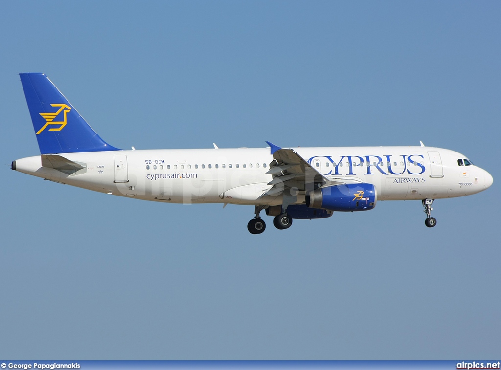 5B-DCM, Airbus A320-200, Cyprus Airways