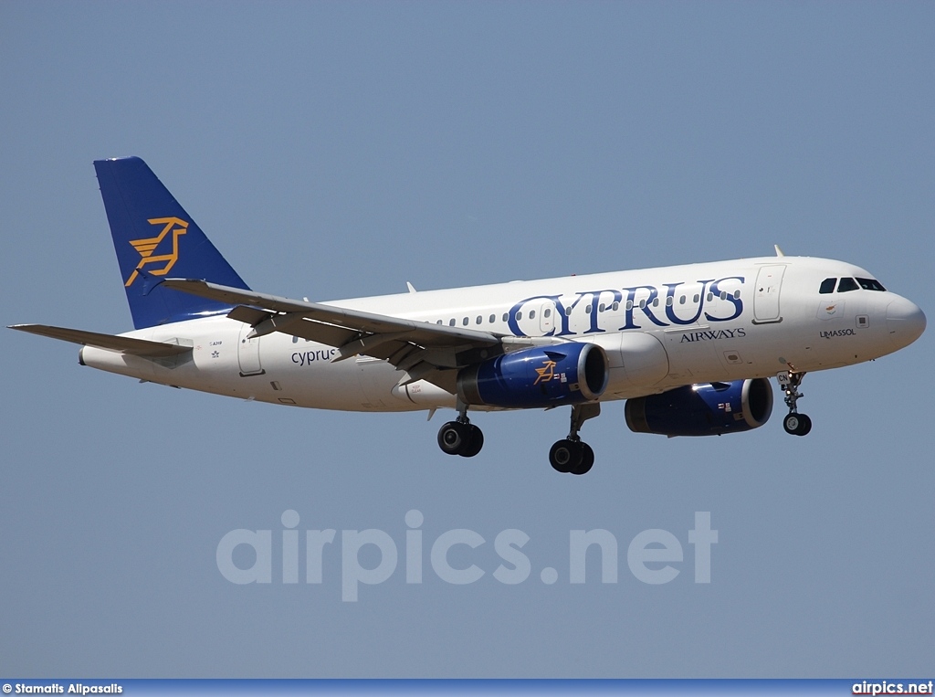 5B-DCN, Airbus A319-100, Cyprus Airways