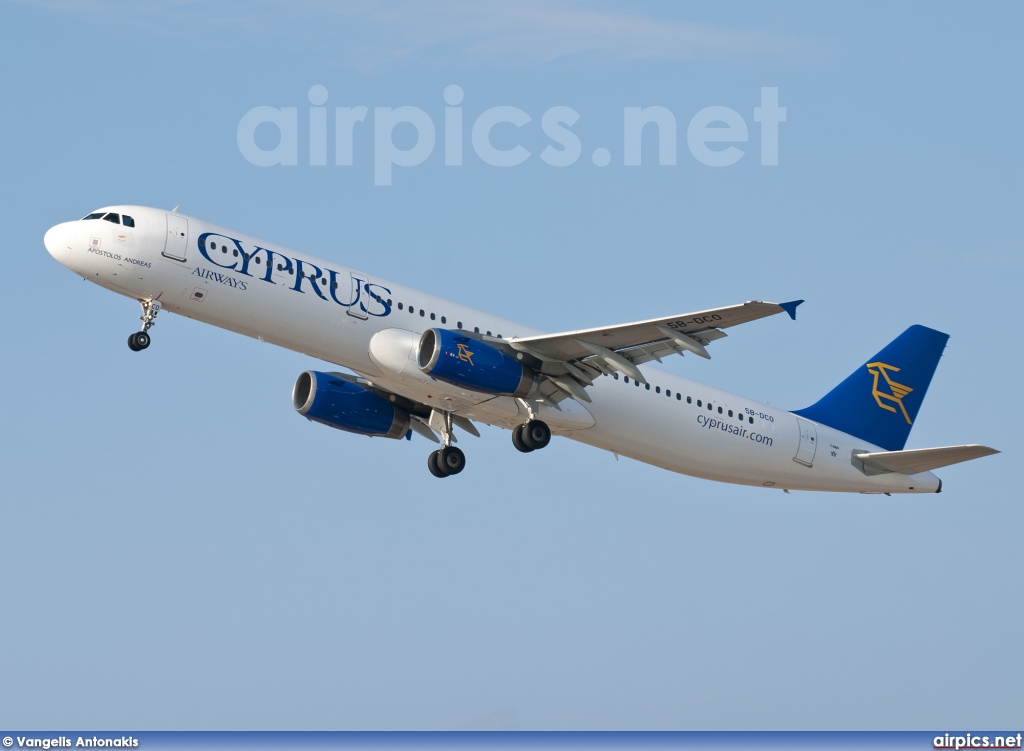 5B-DCO, Airbus A321-200, Cyprus Airways