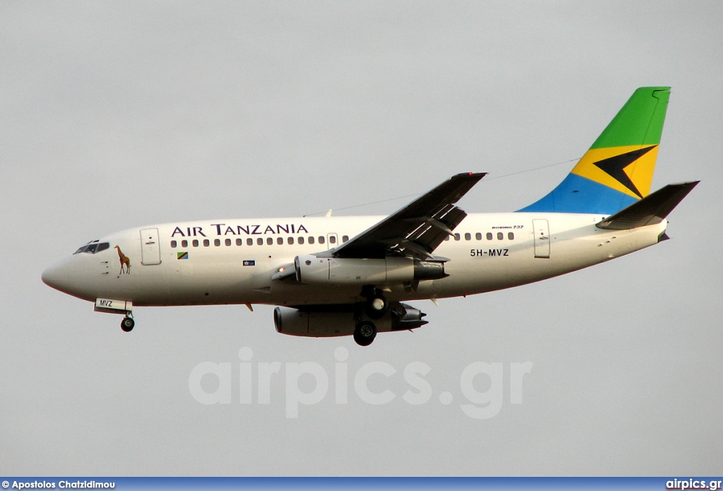 5H-MVZ, Boeing 737-200Adv, Air Tanzania