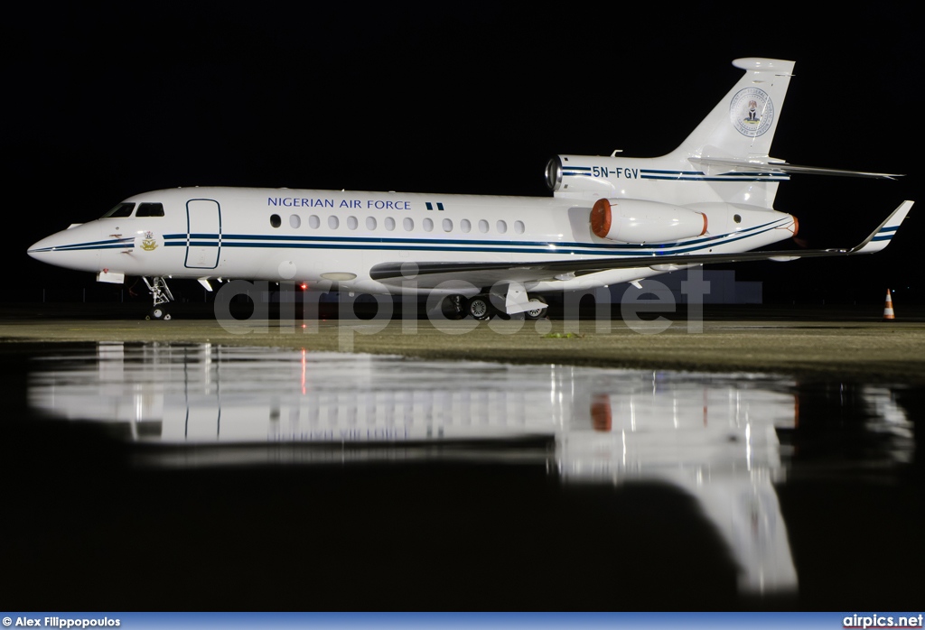 5N-FGV, Dassault Falcon-7X, Nigerian Air Force