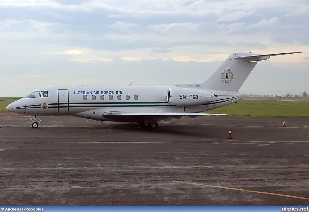 5N-FGX, Hawker (Beechcraft) 4000, Nigerian Air Force