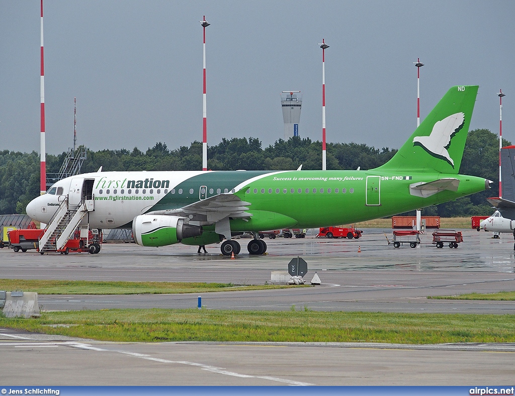 5N-FND, Airbus A319-100, First Nation Airways