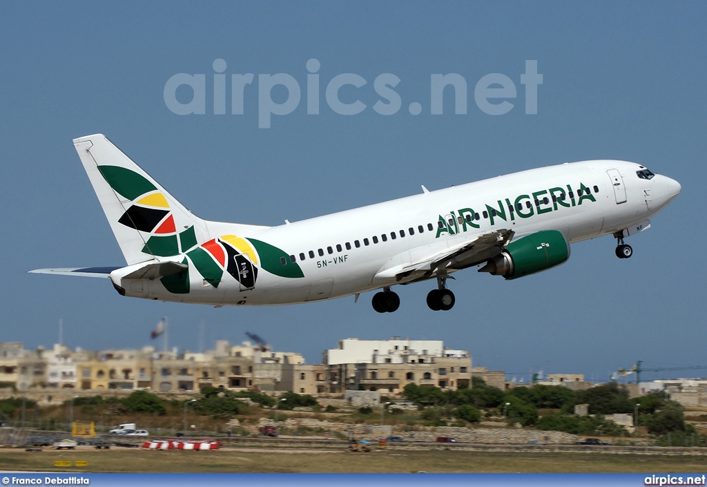 5N-VNF, Boeing 737-300, Air Nigeria