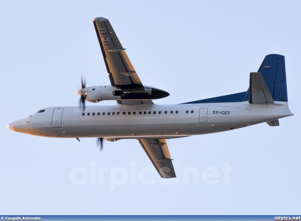 5Y-CET, Fokker 50, Skyward International