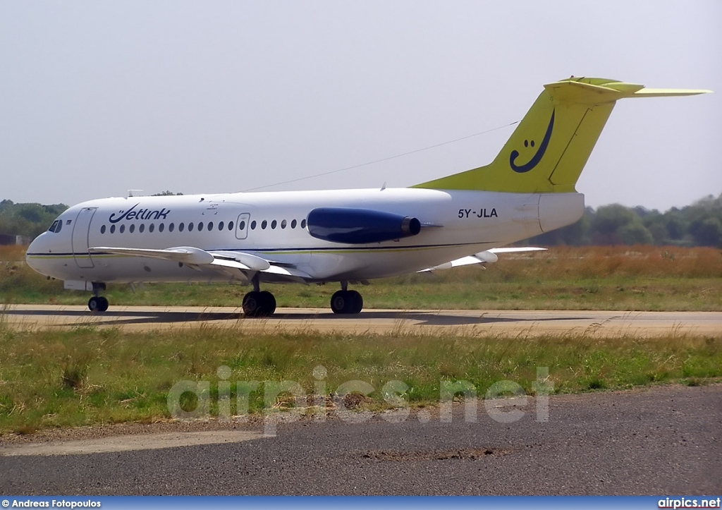 5Y-JLA, Fokker F28-4000 Fellowship, Jetlink