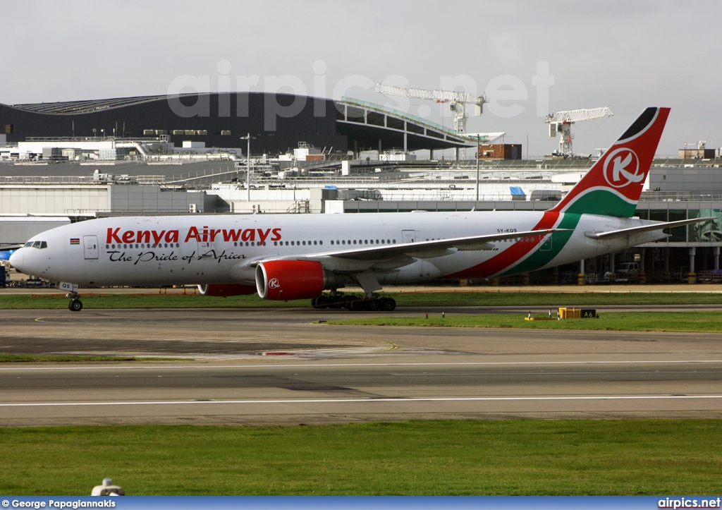 5Y-KQS, Boeing 777-200ER, Kenya Airways