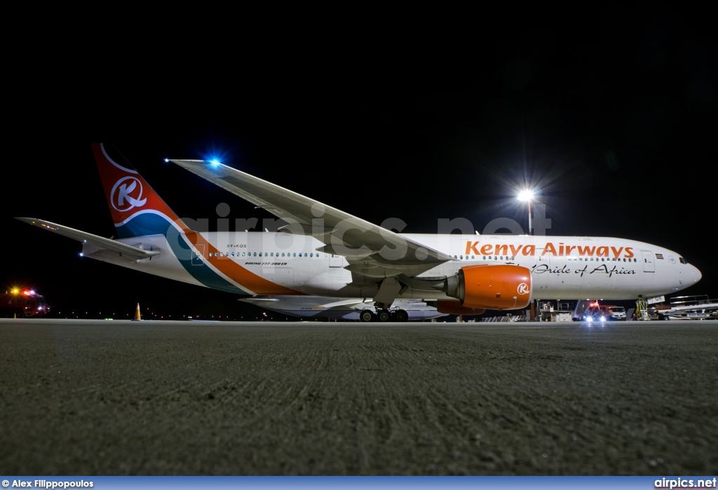 5Y-KQS, Boeing 777-200ER, Kenya Airways