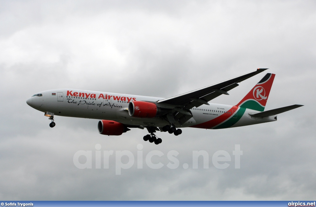 5Y-KQS, Boeing 777-200ER, Kenya Airways