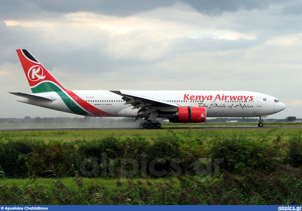 5Y-KQT, Boeing 777-200ER, Kenya Airways