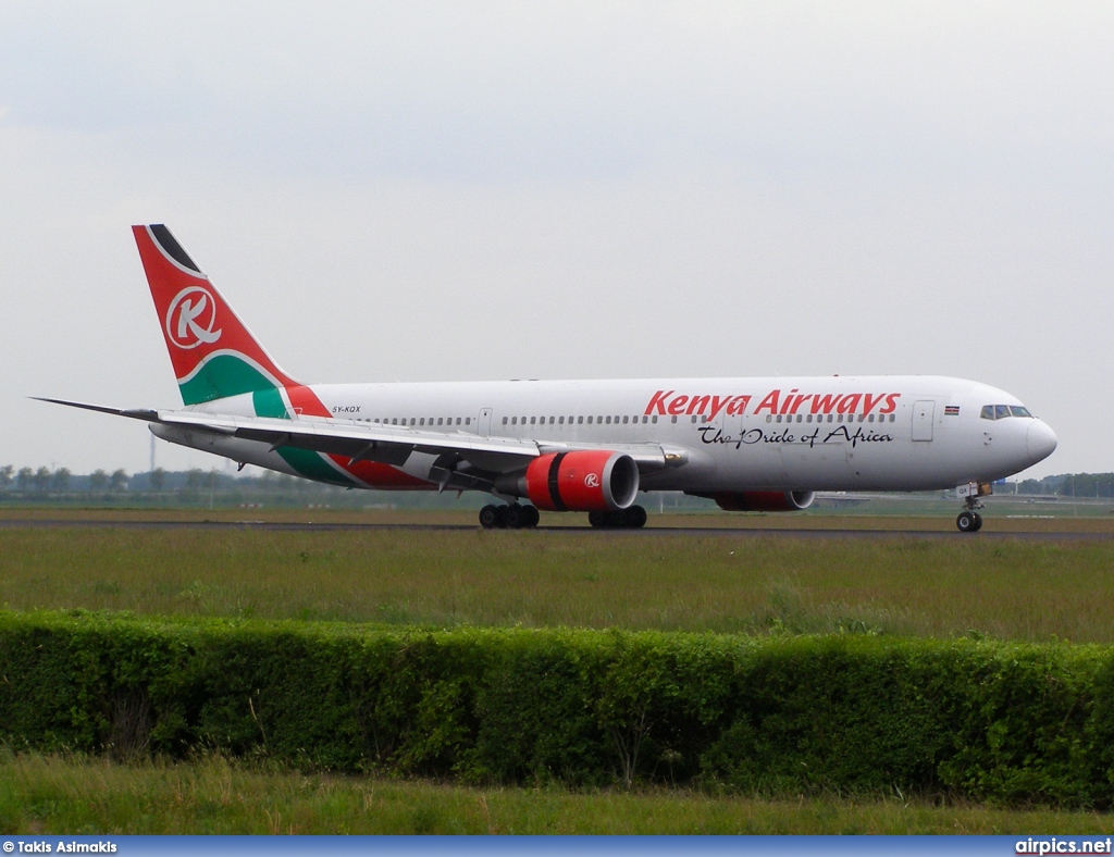 5Y-KQX, Boeing 767-300ER, Kenya Airways