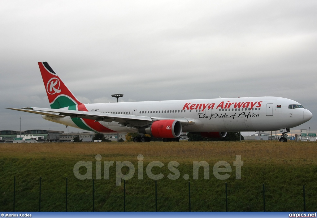 5Y-KQY, Boeing 767-300ER, Kenya Airways