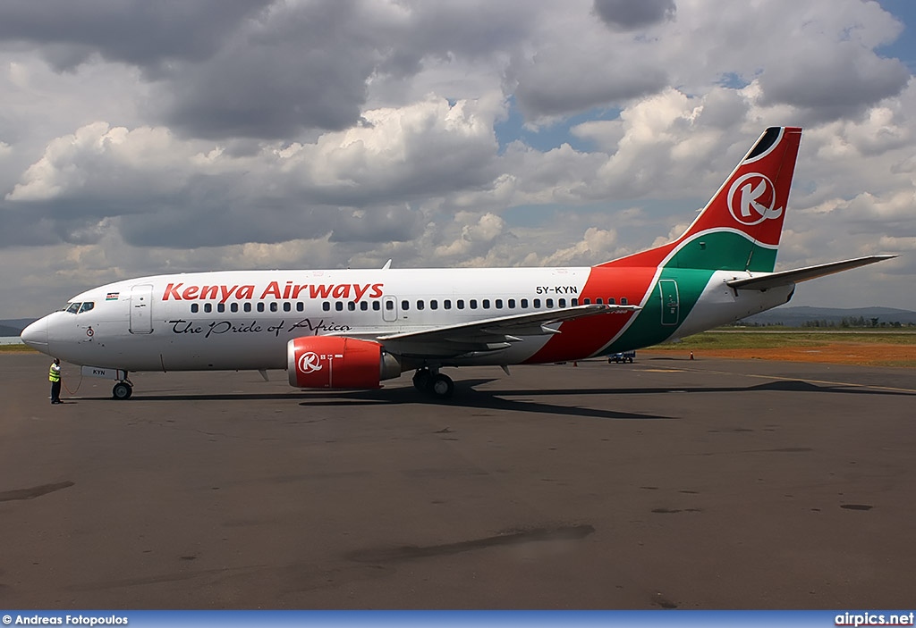 5Y-KYN, Boeing 737-300, Kenya Airways