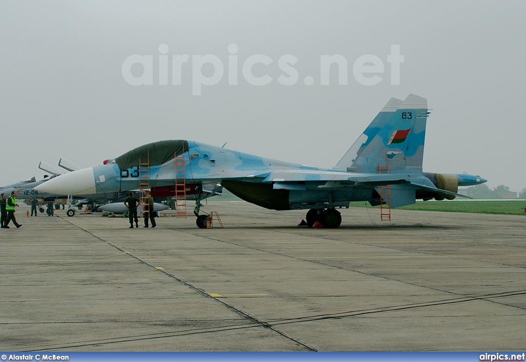 63, Sukhoi Su-27UB, Belarusian Air Force