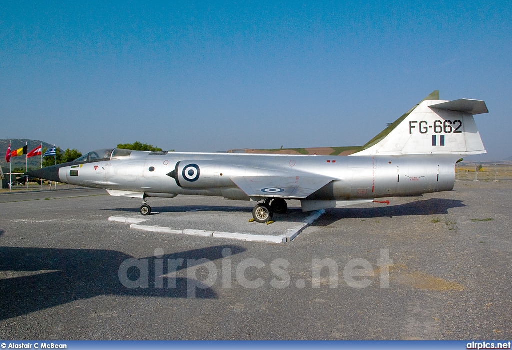 6662, Lockheed RF-104G Starfighter, Hellenic Air Force