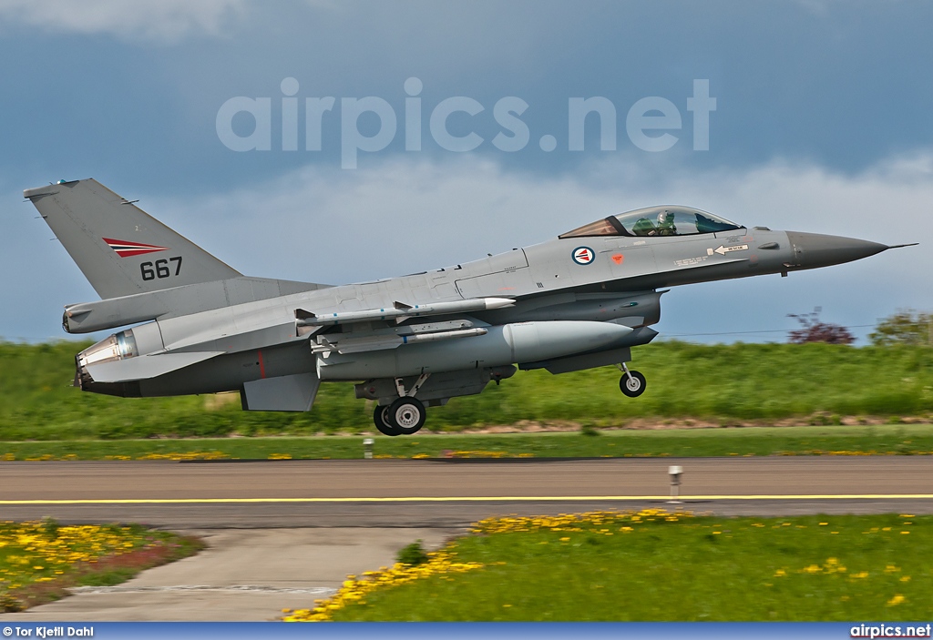 667, Lockheed F-16A CF Fighting Falcon, Royal Norwegian Air Force