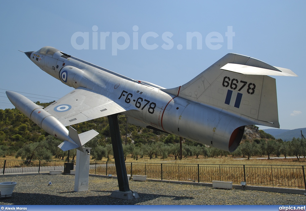 6678, Lockheed RF-104G Starfighter, Hellenic Air Force