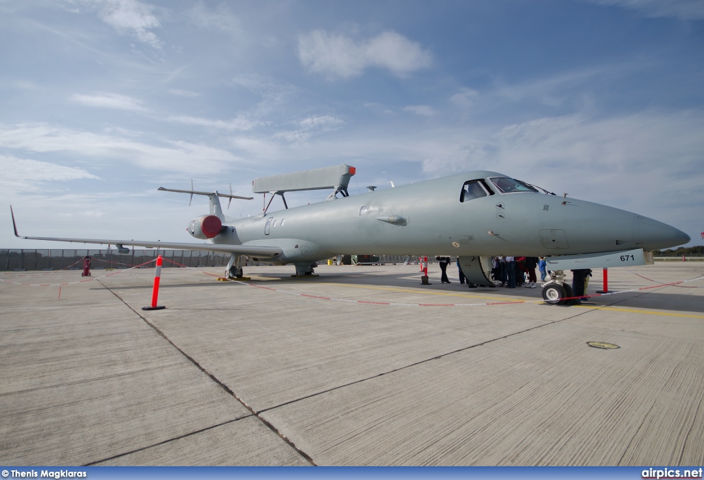 671, Embraer 145H AEW&C, Hellenic Air Force