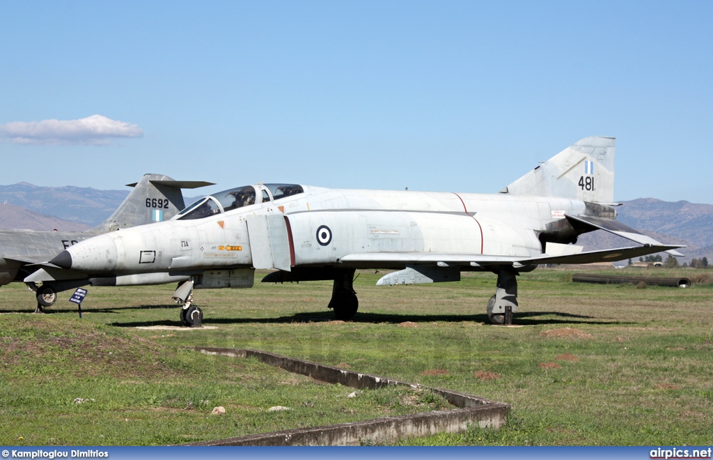 68-0481, McDonnell Douglas F-4E Phantom II, Hellenic Air Force