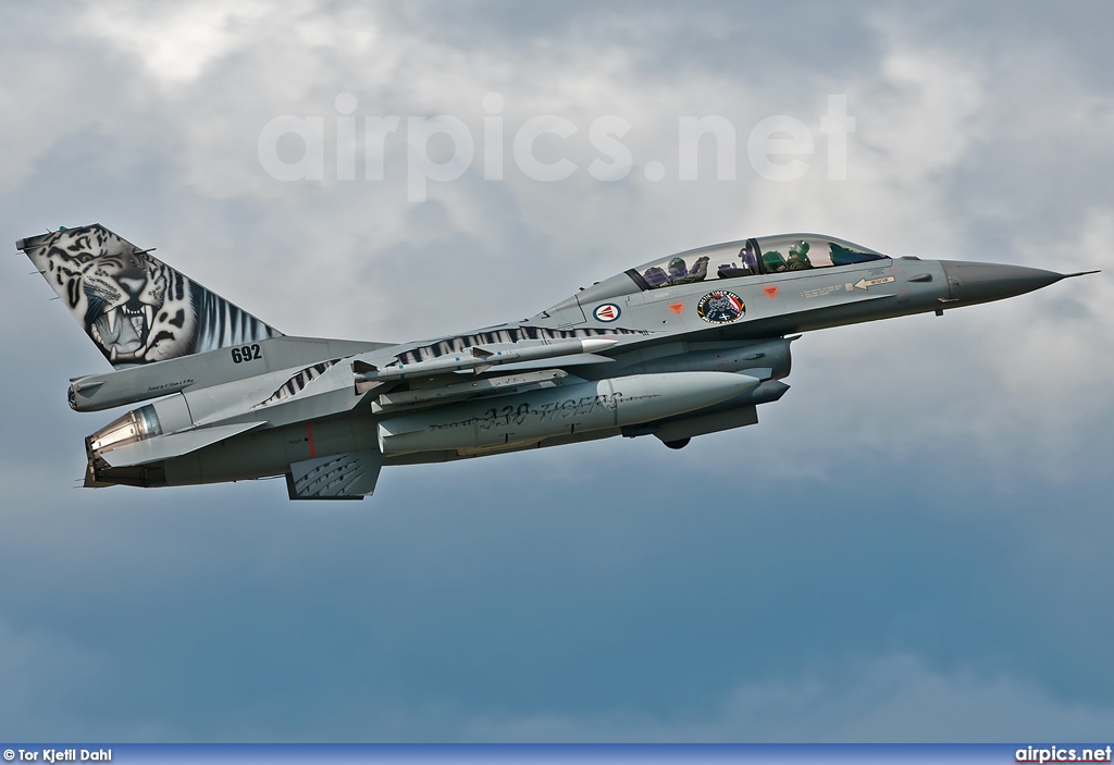 692, Lockheed F-16BM Fighting Falcon, Royal Norwegian Air Force