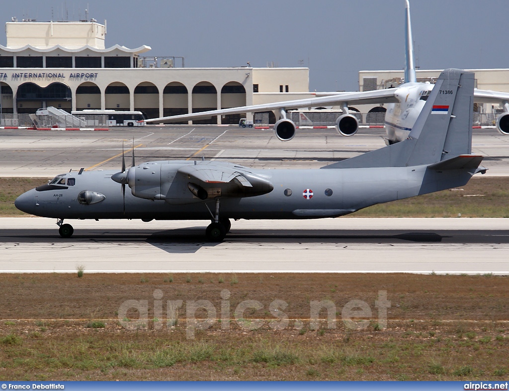 71386, Antonov An-26, Serbian Air Force