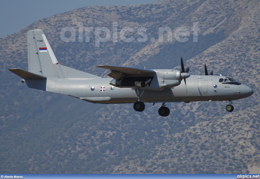 71386, Antonov An-26, Serbian Air Force