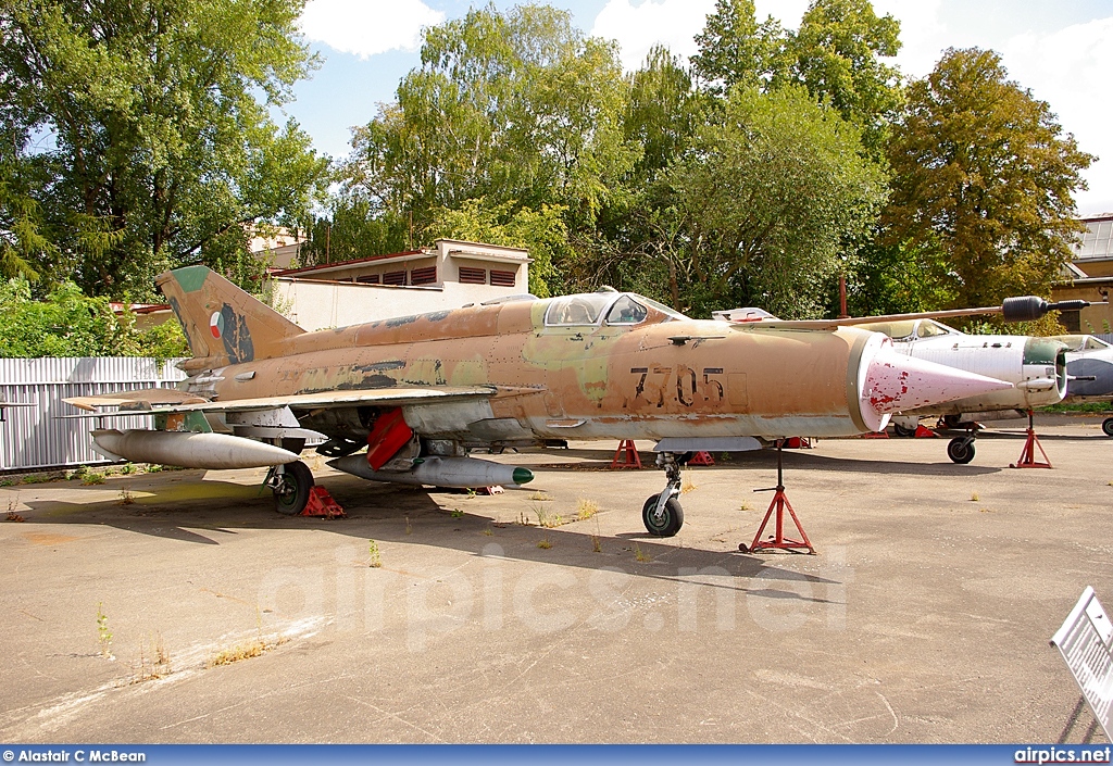 7705, Mikoyan-Gurevich MiG-21MF, Czech Air Force