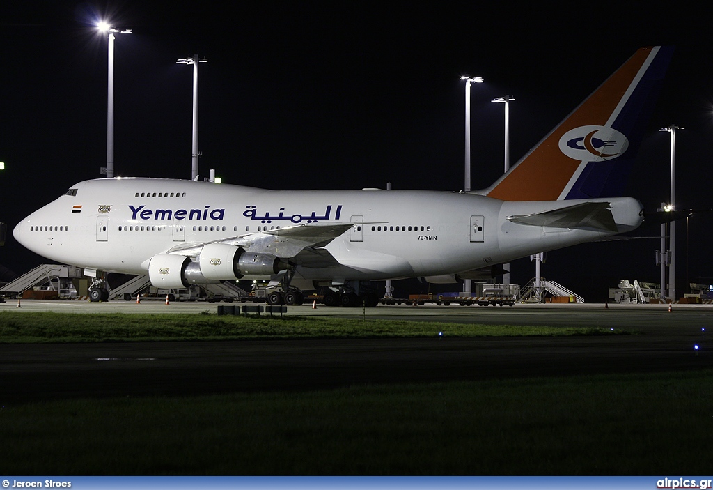 7O-YMN, Boeing 747-SP, Yemenia