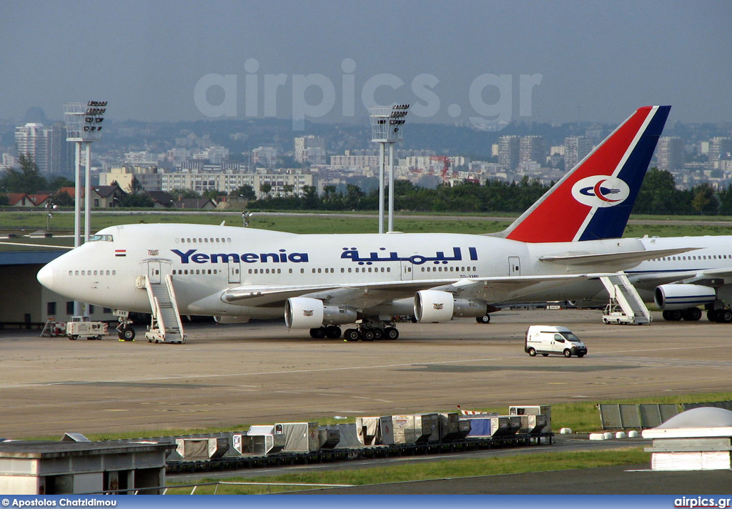 7O-YMN, Boeing 747-SP, Yemenia