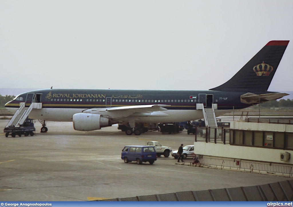 7T-VJF, Airbus A310-200, Royal Jordanian