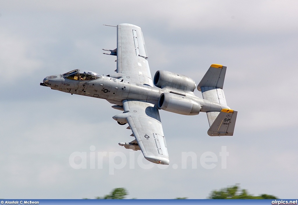 82-0654, Fairchild A-10A Thunderbolt II, United States Air Force