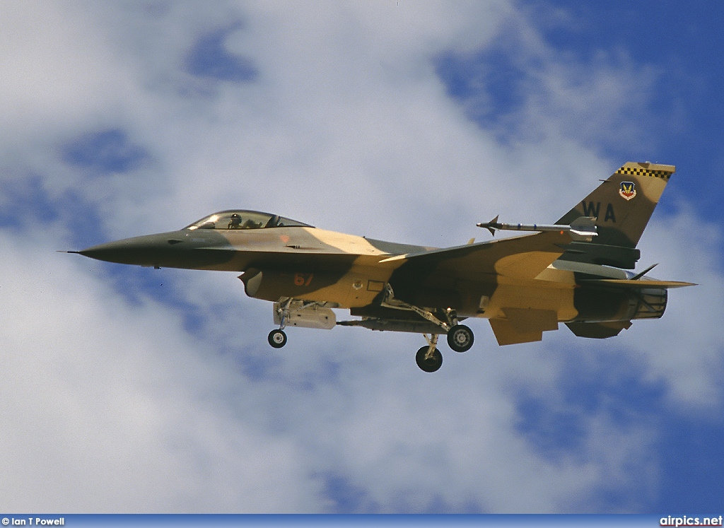 87-0321, Lockheed F-16C Fighting Falcon, United States Air Force