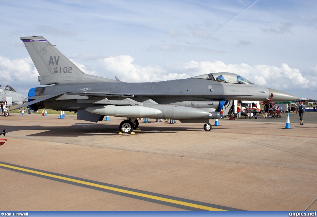 89-2102, Lockheed F-16-CG Fighting Falcon, United States Air Force