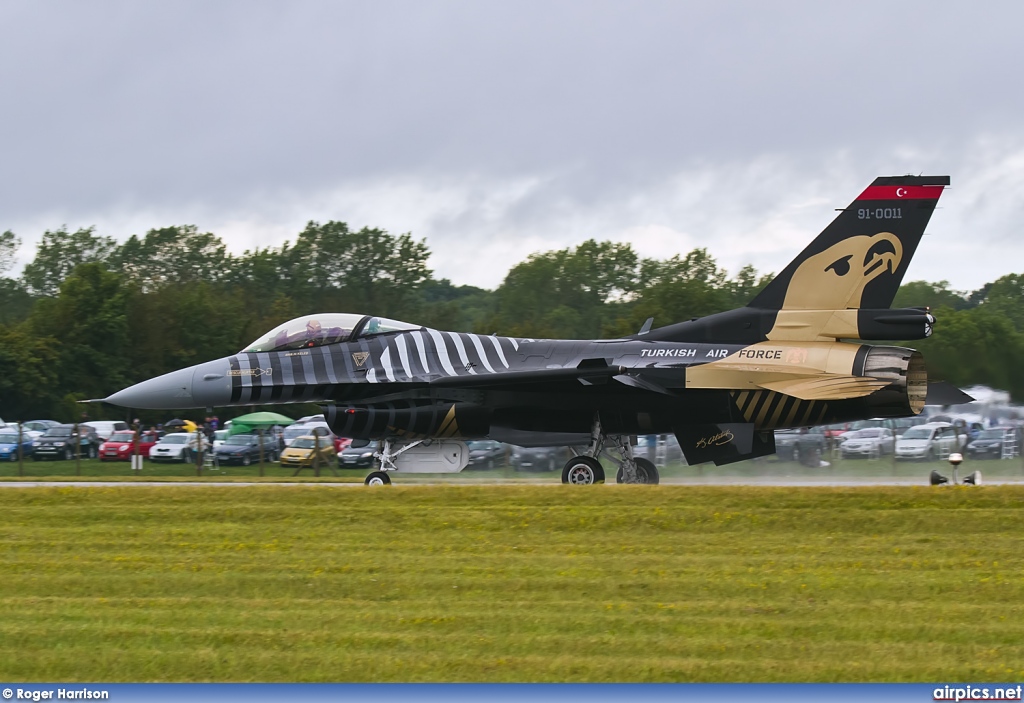 91-0011, Lockheed F-16C CF Fighting Falcon, Turkish Air Force