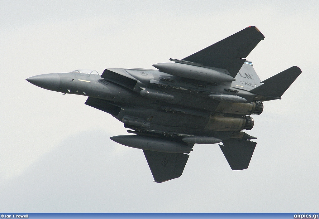 91-0312, Boeing (McDonnell Douglas) F-15E Strike Eagle, United States Air Force