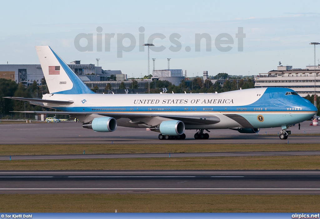 92-9000, Boeing VC-25A (747-200B), United States Air Force