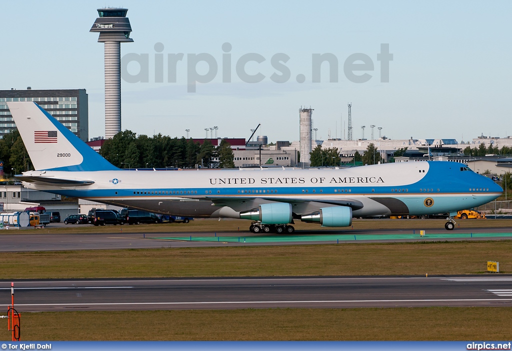 92-9000, Boeing VC-25A (747-200B), United States Air Force