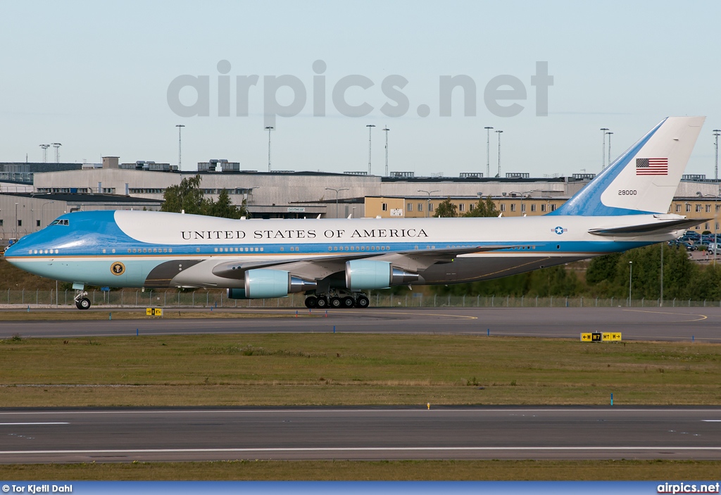 92-9000, Boeing VC-25A (747-200B), United States Air Force