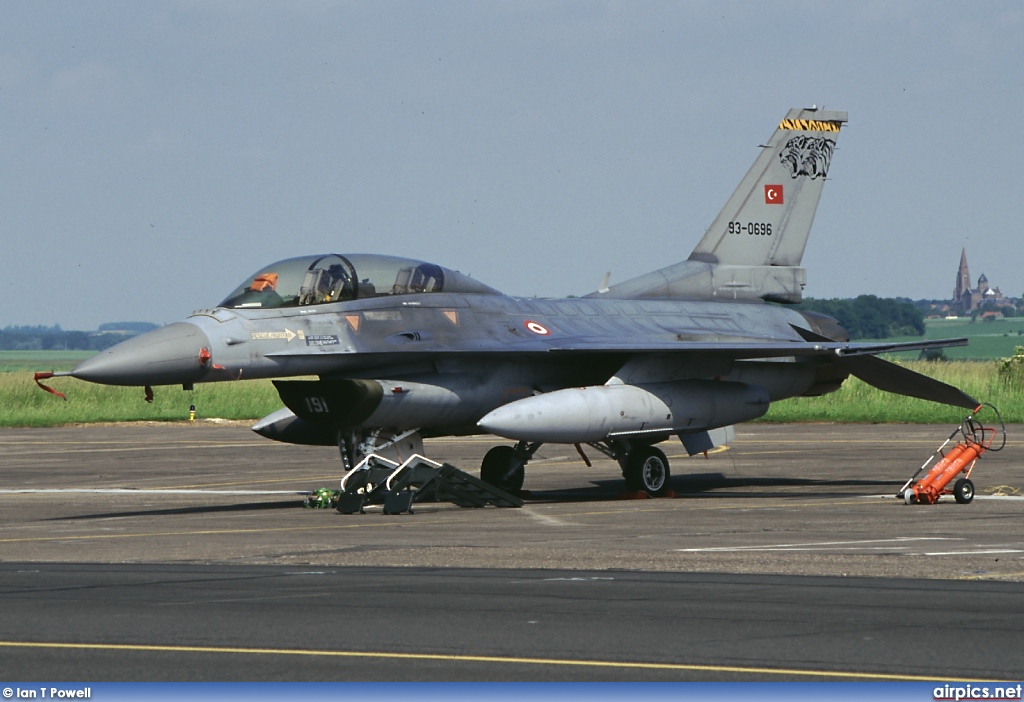 93-0696, Lockheed F-16D Fighting Falcon, Turkish Air Force