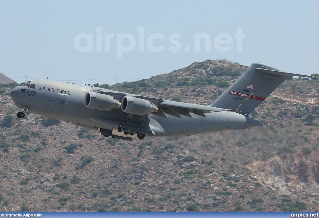 94-0070, Boeing C-17A Globemaster III, United States Air Force