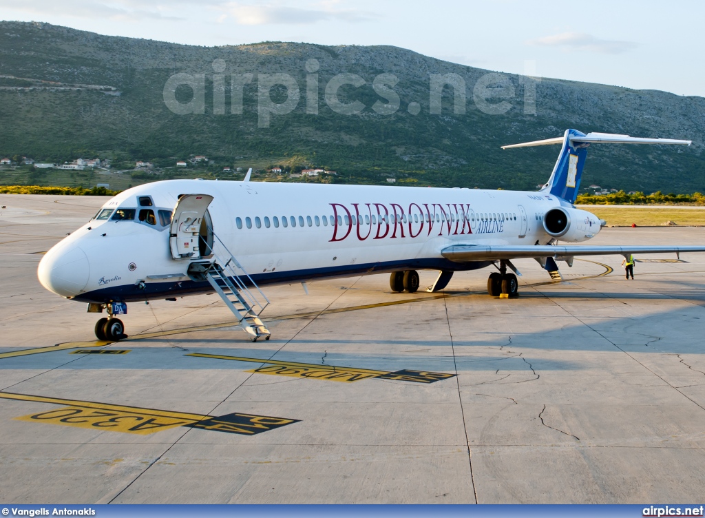 9A-CDA, McDonnell Douglas MD-83, Dubrovnik Airline