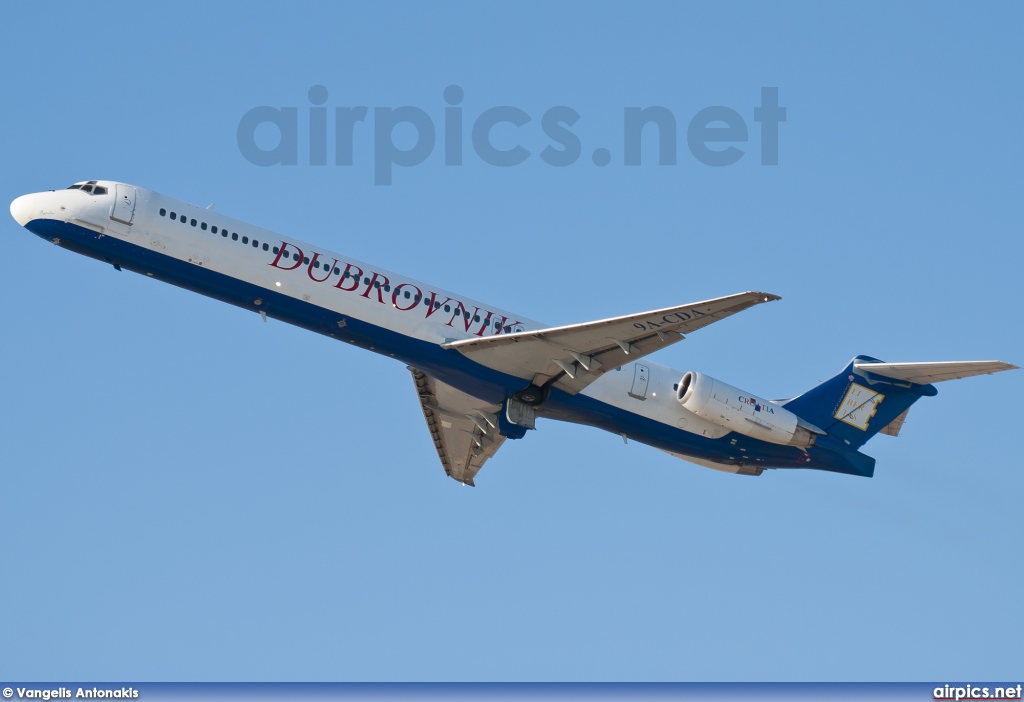 9A-CDA, McDonnell Douglas MD-83, Dubrovnik Airline