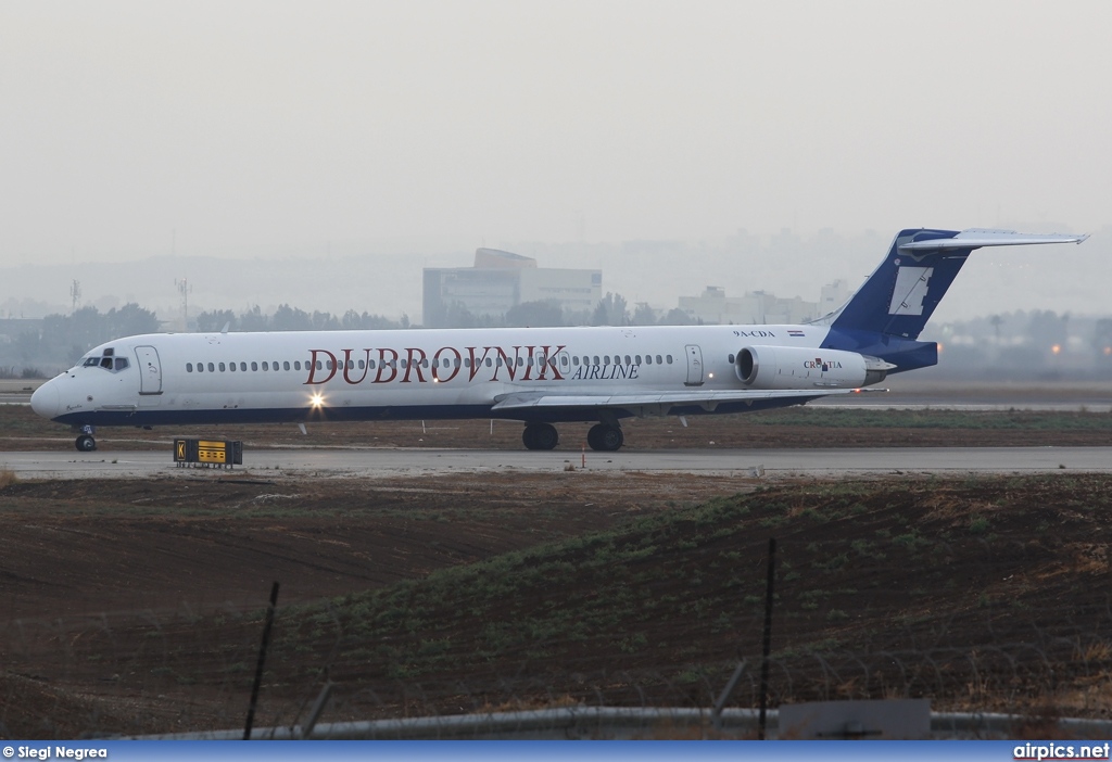 9A-CDA, McDonnell Douglas MD-83, Dubrovnik Airline
