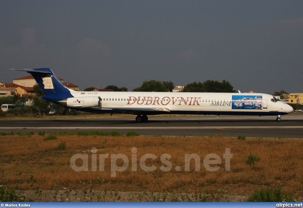 9A-CDC, McDonnell Douglas MD-82, Dubrovnik Airline