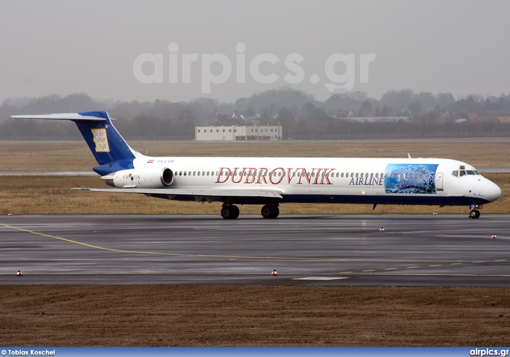 9A-CDE, McDonnell Douglas MD-82, Dubrovnik Airline