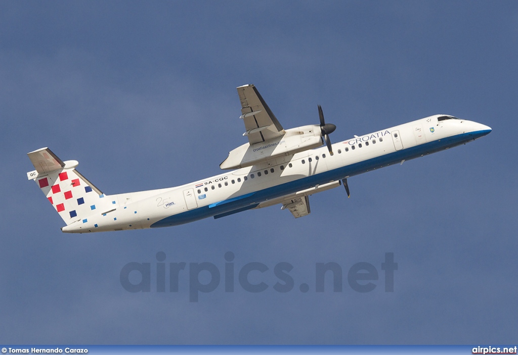 9A-CQC, De Havilland Canada DHC-8-400Q Dash 8, Croatia Airlines