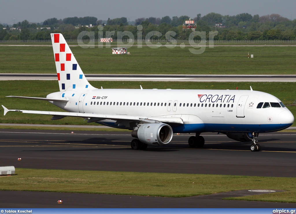 9A-CTF, Airbus A320-200, Croatia Airlines