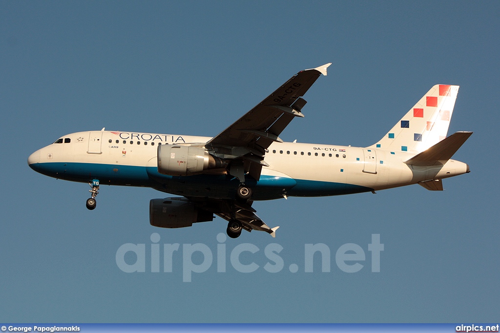 9A-CTG, Airbus A319-100, Croatia Airlines